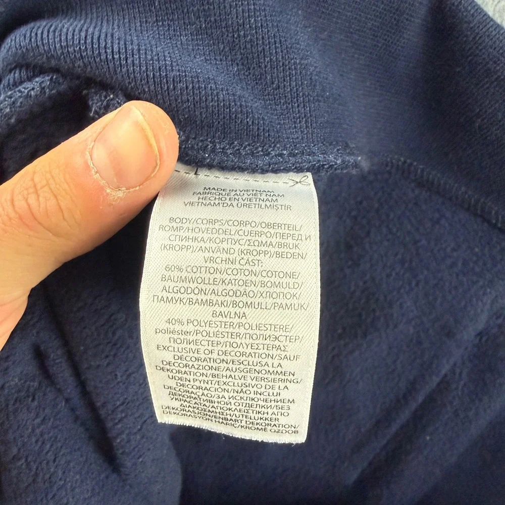 Polo Ralph Lauren Sweat Shorts Men' L Blue 67 Pony Drawstring Loungewear Stretch